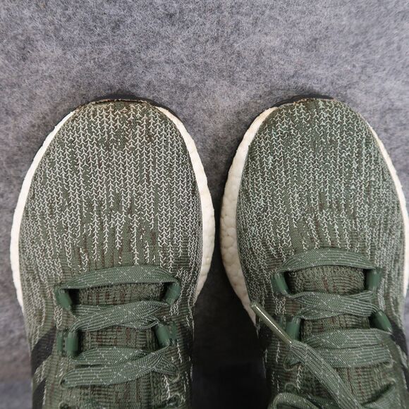 Adidas Shoes Mens 7.5 Athletic Sneakers PureBoost RBL Base Green Running Active - Picture 7 of 13